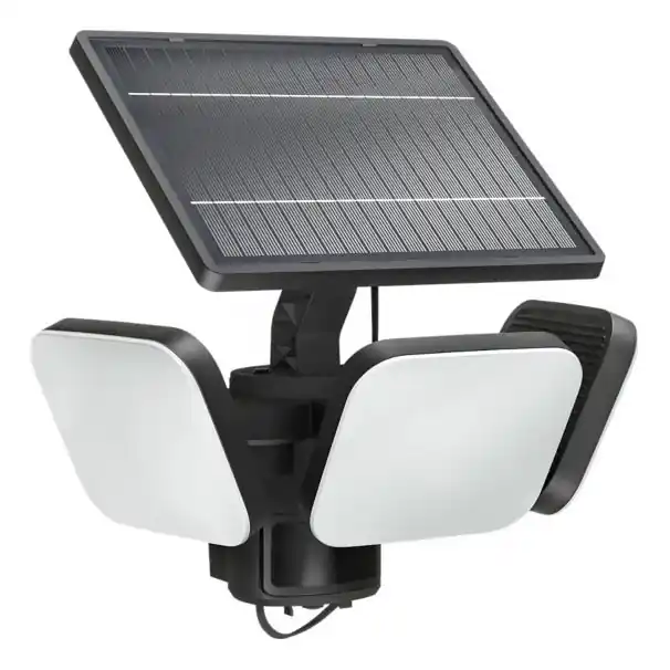 Nízká Cena Philips - LED Solární nástěnné svítidlo se senzorem ZYREN LED/24,5W/3,7V 2600 mAh 5000K IP65 černá