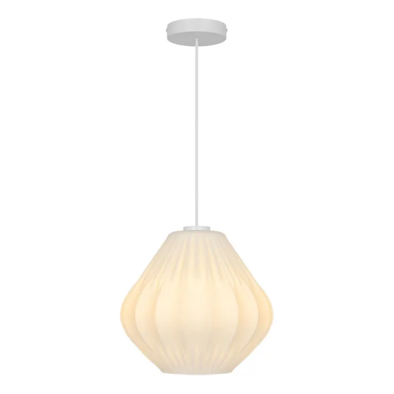 Autentický Nordlux - Lustr na lanku MALUCA 1xE27/15W/230V pr. 29 cm bílá