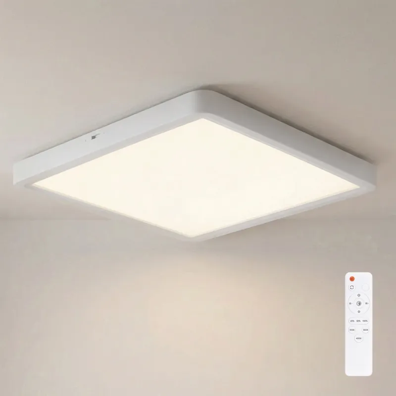 Pouze Dnes Brilagi - LED Stmívatelné stropní svítidlo ESTELA SQUARE LED/36W/230V 3000-6500K 31x31 cm bílá + dálkové ovládání