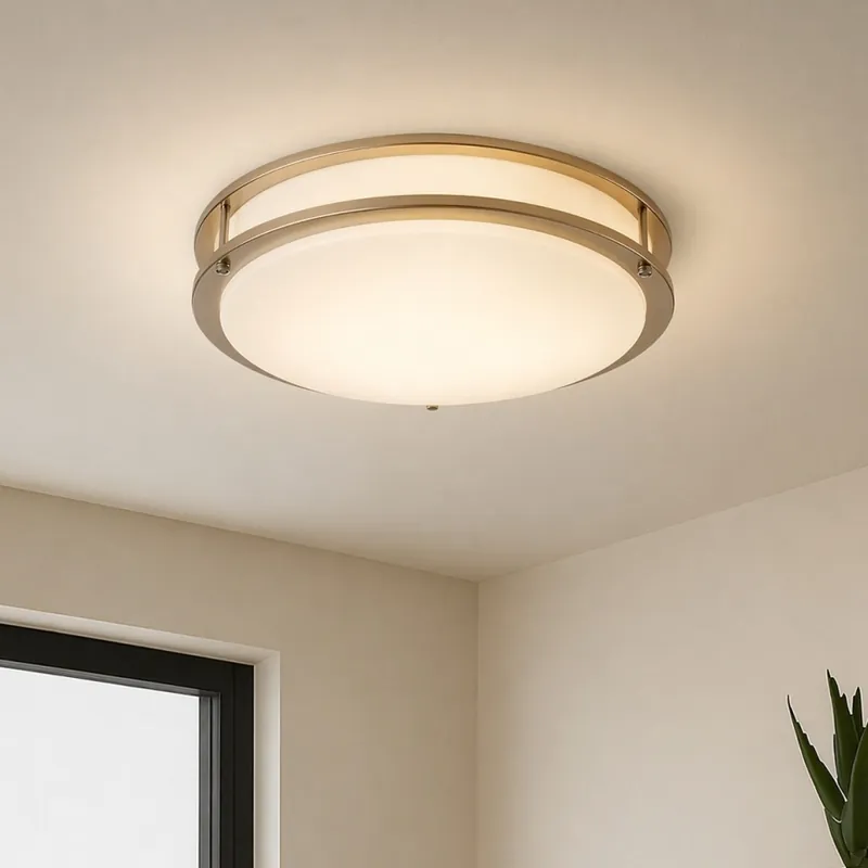 Originální Brilagi - Stropní svítidlo ELARO 4xE27/40W/230V pr. 41 cm zlatá