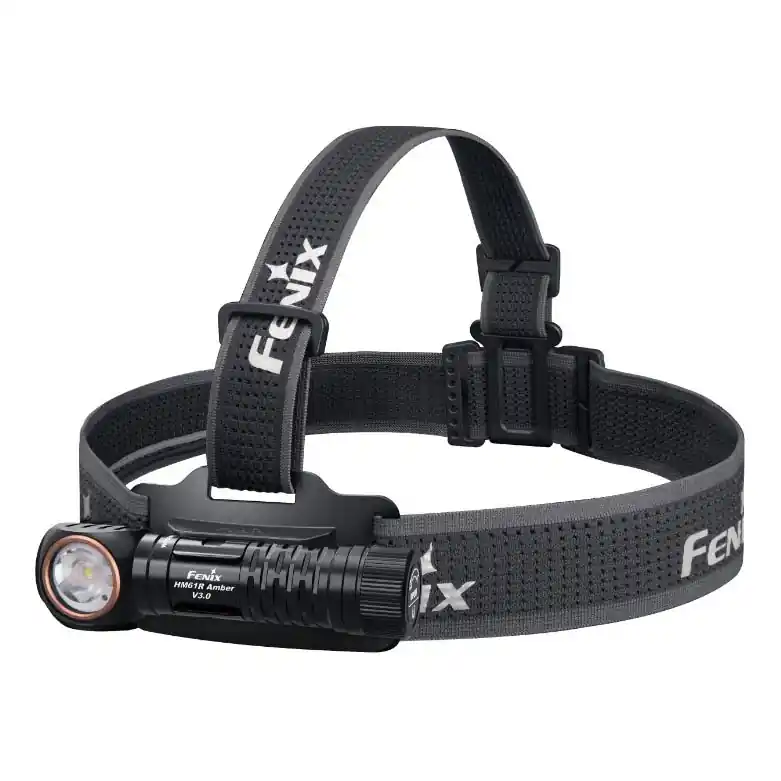 Fenix HM61RV30 - LED Stmívatelná nabíjecí čelovka LED/USB/1xCR123A 4000 mAh IP68 1800 lm 400 h černá Cenový Hit