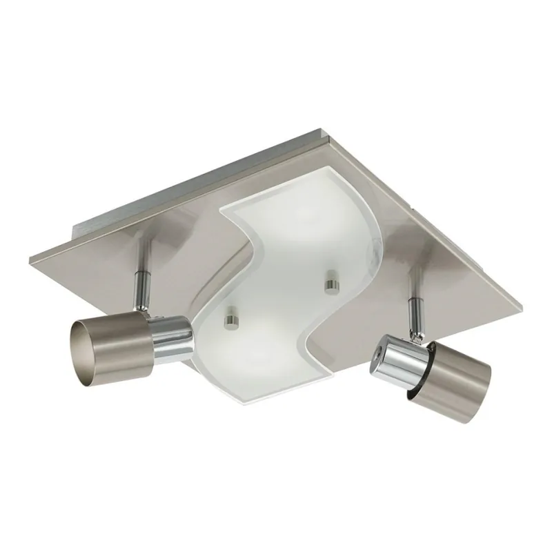 Bezpečná Platba Eglo 96398 - LED Bodové svítidlo DIRUS 2xGU10/3,3W+2xLED/3,3W