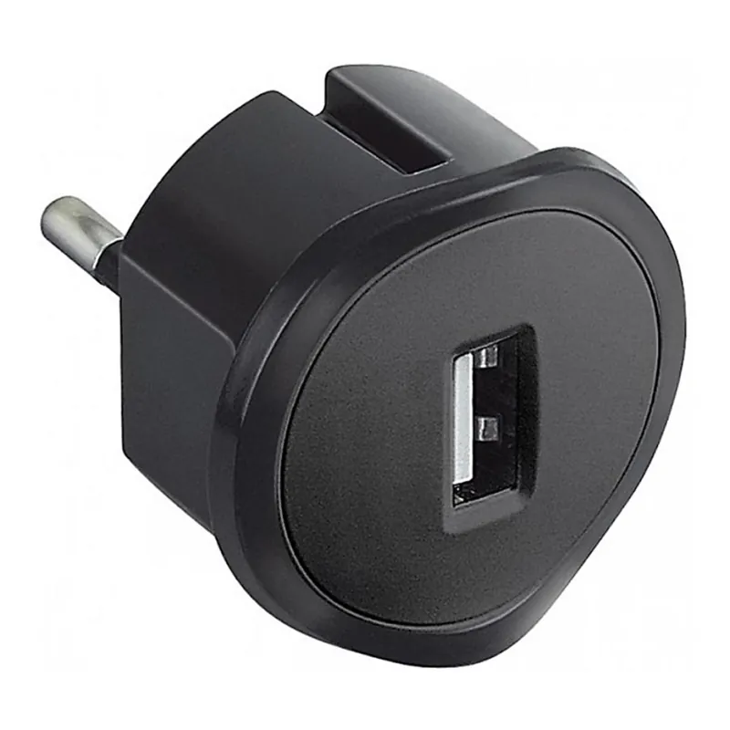 Autentický Legrand 50681 - Adaptér USB do zásuvky 230V/1,5A černý