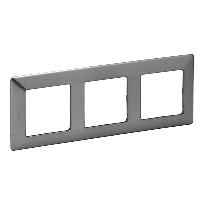 Legrand 754153 - Rámeček pro spínače VALENA LIFE 3P nerez Akční Nabídka