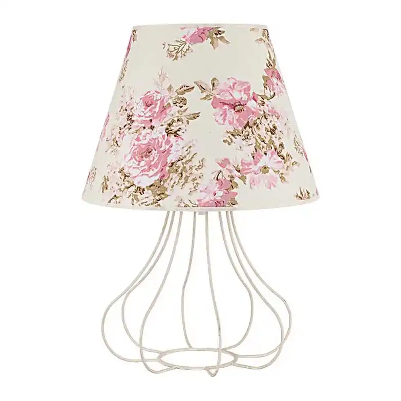 Duolla - Stolní lampa VIOLIN 1xE27/40W/230V pr. 35 cm růže Poslední Šance