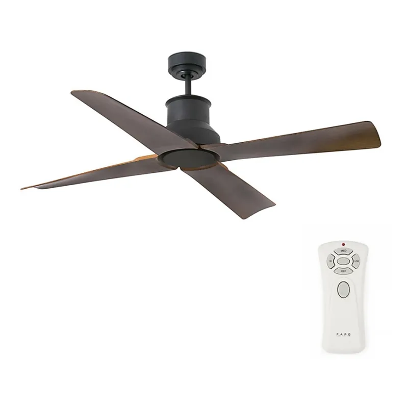 FARO 33481 - Stropní ventilátor WINCHE s dálkovým ovladačem IP44 Bezpečná Platba