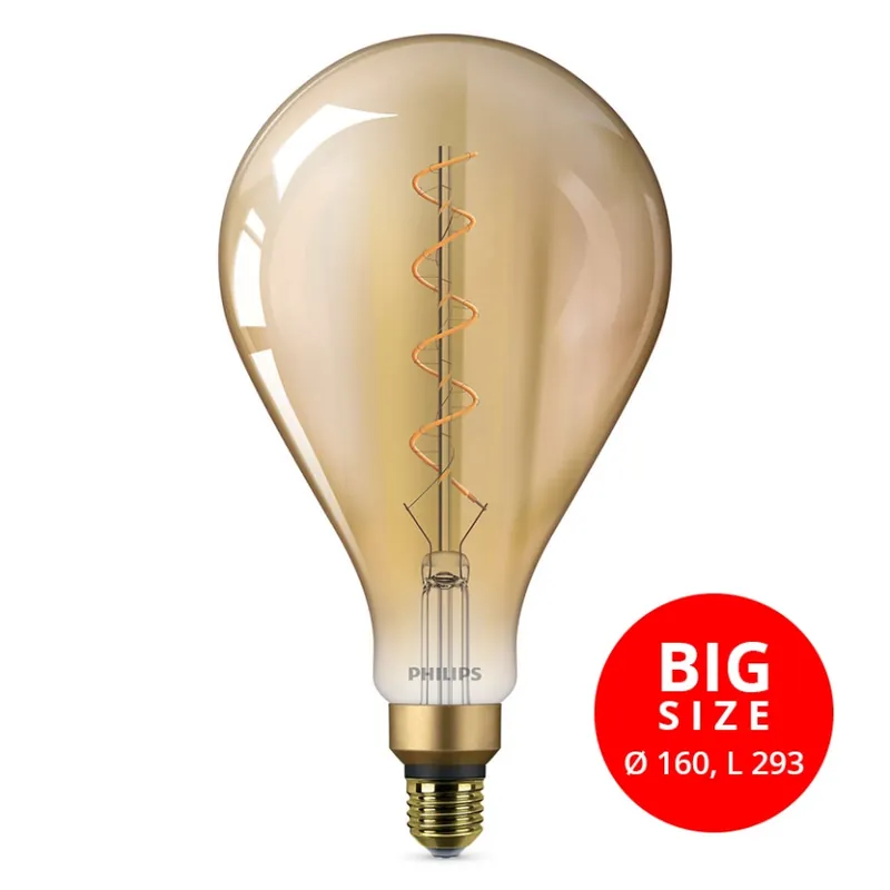 Pouze Dnes LED Žárovka Philips E27/5W/230V 2000K - VINTAGE