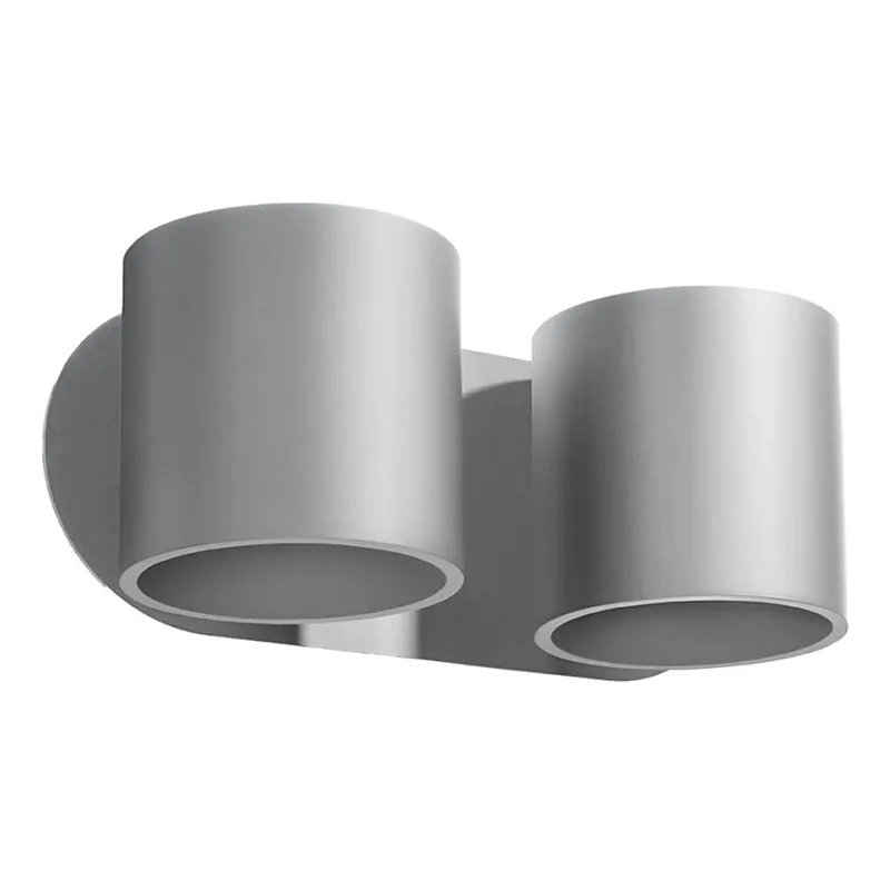 Nástěnné bodové svítidlo ORBIS 2xG9/40W/230V šedá Vrácení Zdarma
