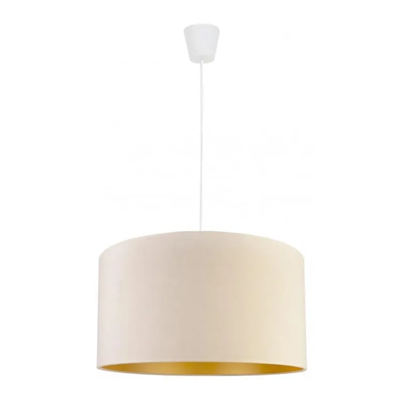 Vrácení Zdarma Duolla - Lustr na lanku ROLLER 1xE27/40W/230V pr. 40 cm krémová