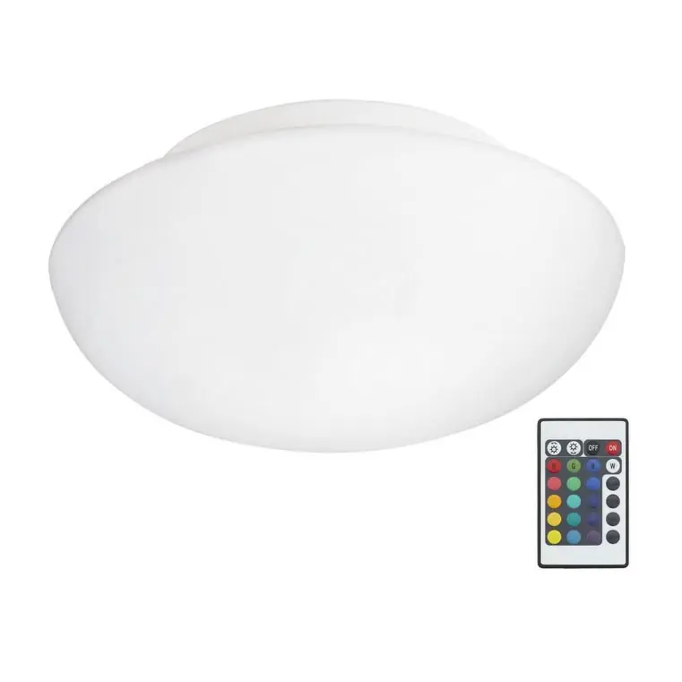 Časově Omezené Eglo 75352 - LED RGB Stmívatelné stropní svítidlo ELLA-C 2xE27/7,5W/230V + dálkové ovládání