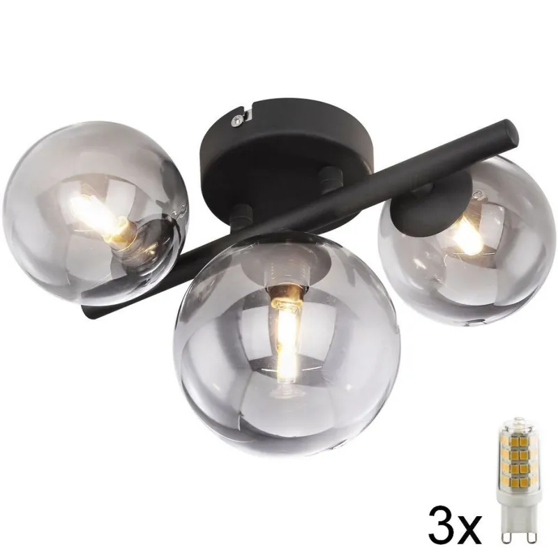 Jen Po Omezenou Doba Globo - LED Přisazený lustr RIHA 3xG9/3,5W/230V
