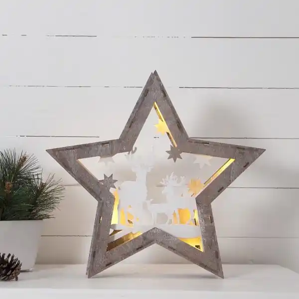 Cenová Bomba Eglo - LED Vánoční dekorace 10xLED/0,03W/2xAA