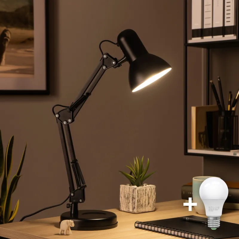 Nejprodávanější Brilagi - LED Stolní lampa ROMERO 1xE27/10W/230V černá