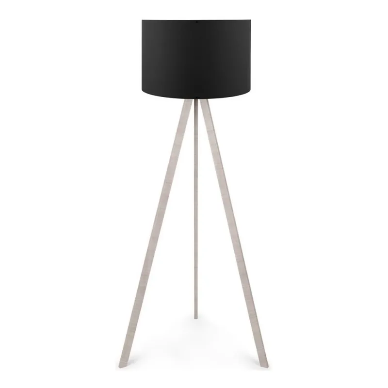Stojací lampa AYD 1xE27/60W/230V černá/béžová Jen Po Omezenou Doba