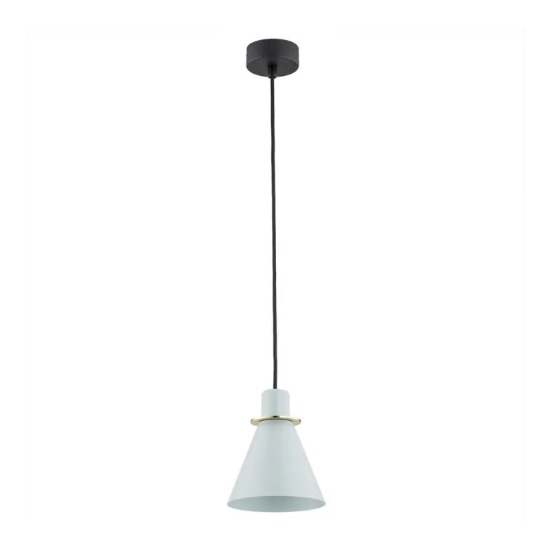 Argon 4682 - Lustr na lanku BEVERLY 1xE27/15W/230V modrá/zlatá Akční Cena