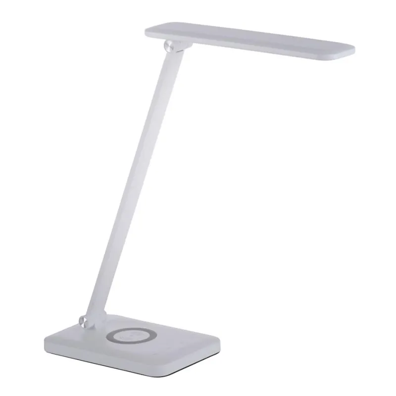 Leuchten Direkt 14415-16 - LED Stmívatelná dotyková stolní lampa s bezdrátovým nabíjením FLORENTINA LED/5W/230V 3000-5000K bílá + USB Koupit Online