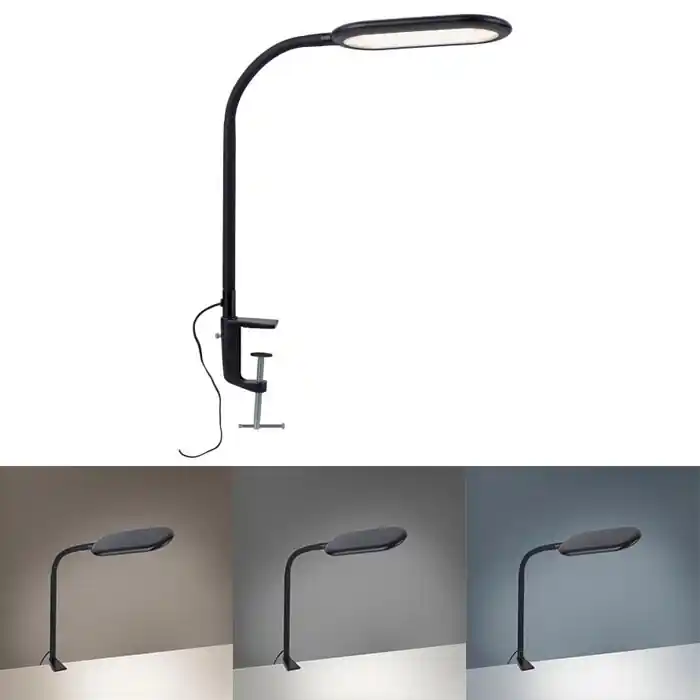 Leuchten Direkt 14404-18-LED Stmívatelná stolní lampa s klipem KELLY LED/7W/230V 3000/4000/6000K Nejlepší Volba