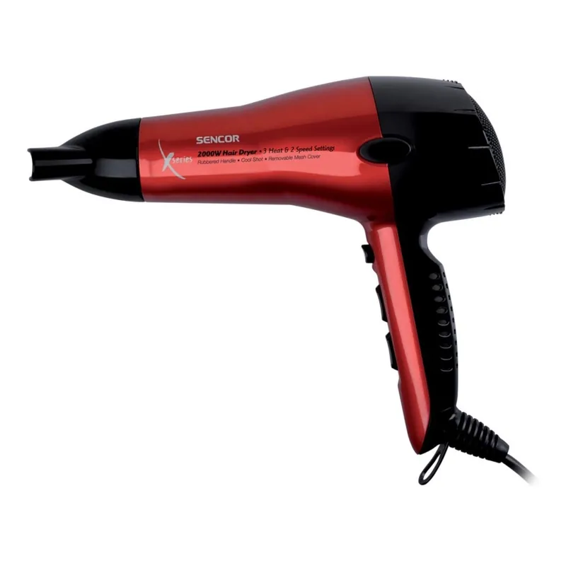Nová Kolekce Sencor - Fén 2000W/230V červená