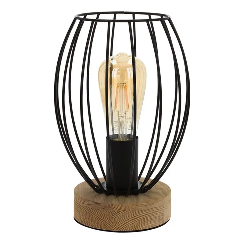 Stolní lampa GUNNAR 1xE27/25W/230V dub Aktuální