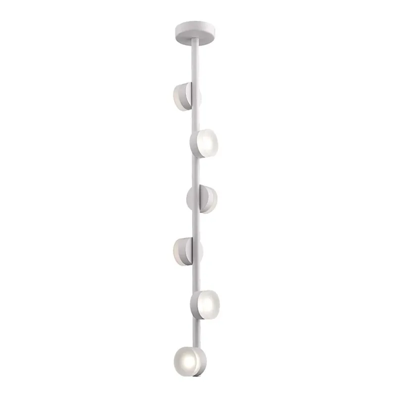 LED Lustr na tyči COMFORT 6xLED/5W/230V bílá Akce