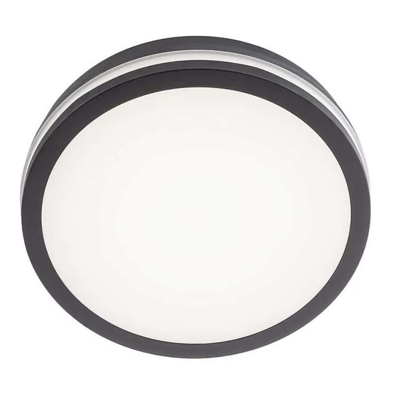 Redo 90290 - LED Venkovní stropní svítidlo se senzorem ISOLA LED/24W/230V pr. 26 cm 3000/4000/6500K IP54 antracit Ověřený