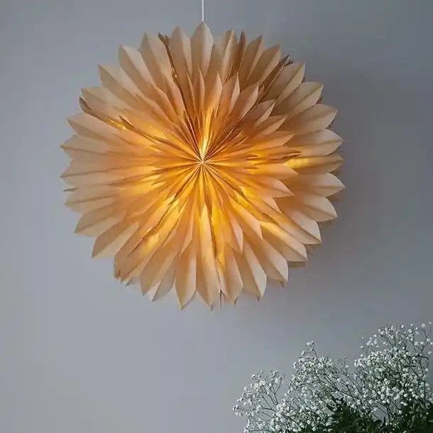 Pouze Dnes Markslöjd 705916 - Vánoční dekorace SOLINA 1xE14/25W/230V pr. 58 cm bílá