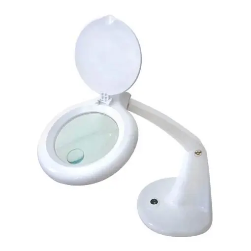 Odeslání Ihned LED Stolní lampa s lupou LED/6,5W/230V bílá
