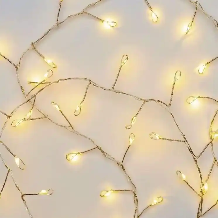 LED řetěz 100xLED/3xAA 2,7m teplá bílá Cenová Bomba