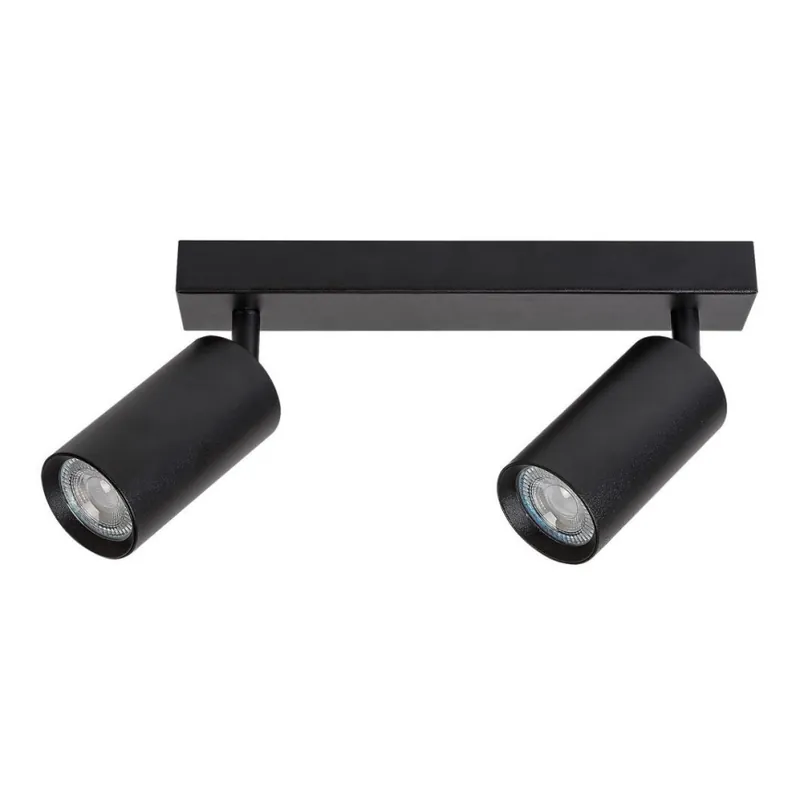 Tovární Cena Rabalux - Stropní bodové svítidlo 2xGU10/25W/230V černá