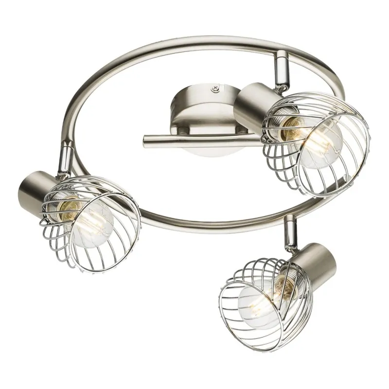 Omezená Nabídka Globo - Bodové svítidlo 3xE14/40W/230V matný chrom