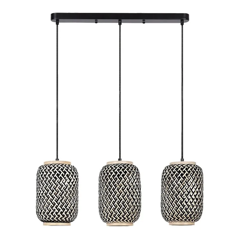 Must-Have Rabalux - Lustr na lanku 3xE27/40W/230V ratan