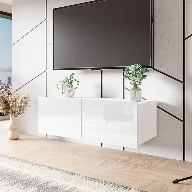 Nástěnná skříňka CALABRINI 34x105 cm bílá Super Cena