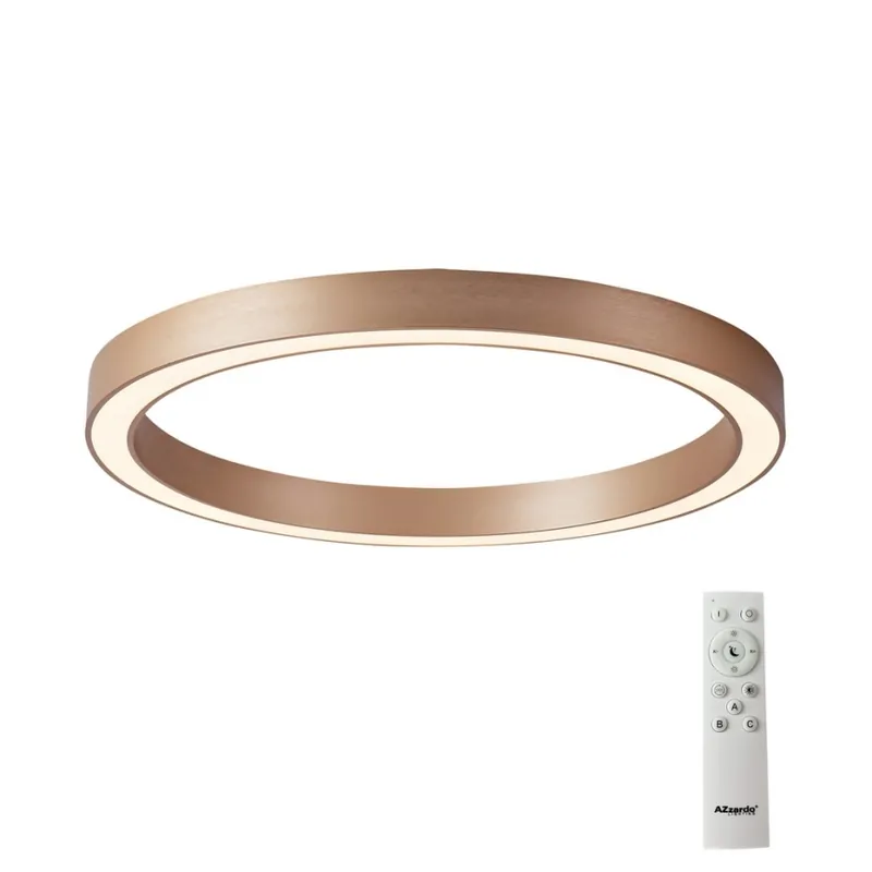 Finální Výprodej Azzardo AZ5036 - LED Stmívatelné stropní svítidlo MARCO LED/60W/230V zlatá + dálkové ovládání