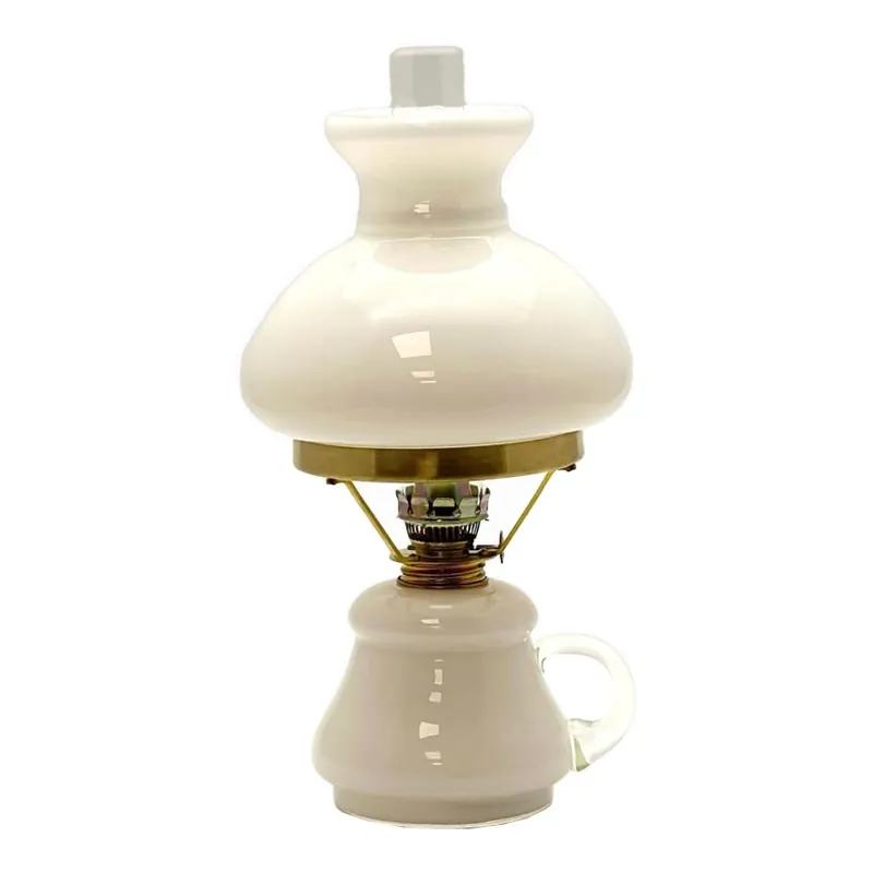 Značkový Petrolejová lampa TEREZA 34 cm opál