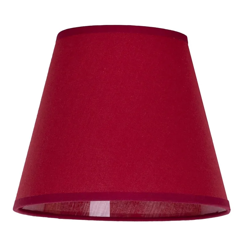 Duolla - Stínidlo k stolní lampě SOFIA XS E14 pr. 18,5 cm červená Jen Po Omezenou Doba