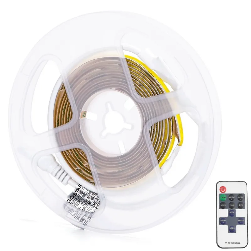 Aigostar - LED Stmívatelný pásek 2m LED/18W/24/230V 3000K + dálkové ovládání Aktuální
