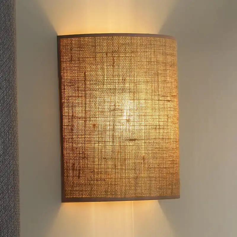 Duolla - Nástěnné svítidlo YUTE 1xE27/15W/230V pr. 20 cm hnědá Originální