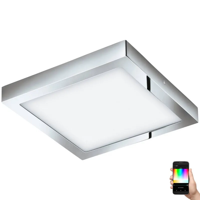 Eglo 33668-LED RGBW Stmívatelné koupelnové svítidlo FUEVA-C 21W/230V 2700-6500K 30x30cm IP44 Nízká Cena