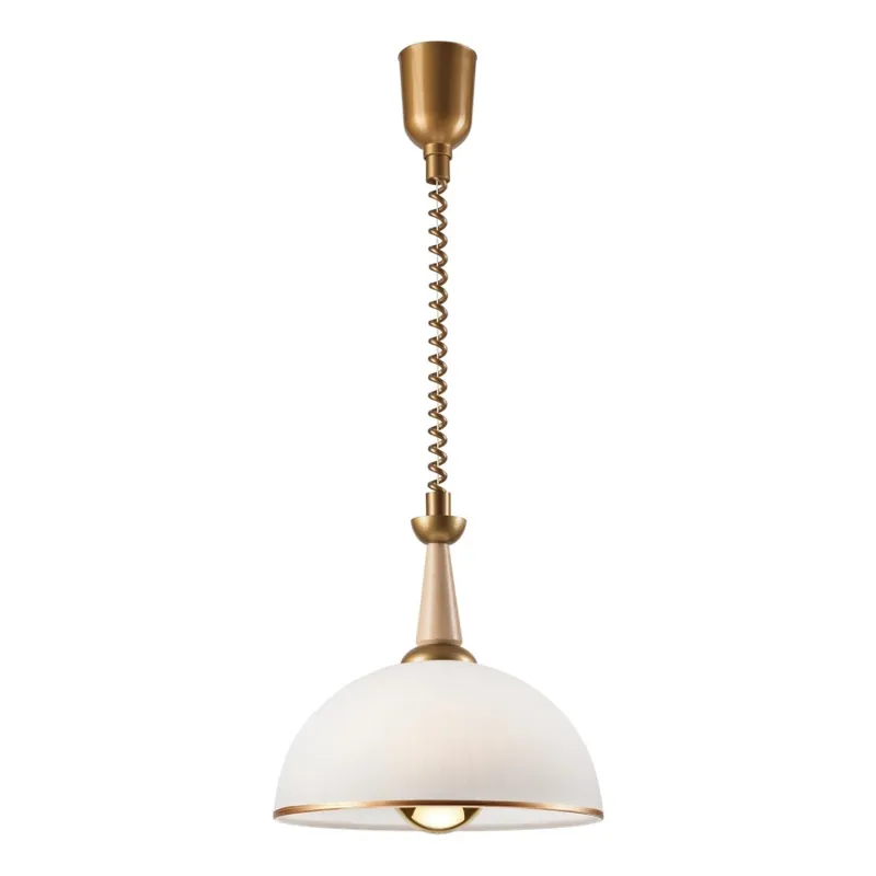 Top Prodej Stahovací lustr CHIARA 1xE27/60W/230V béžová/buk