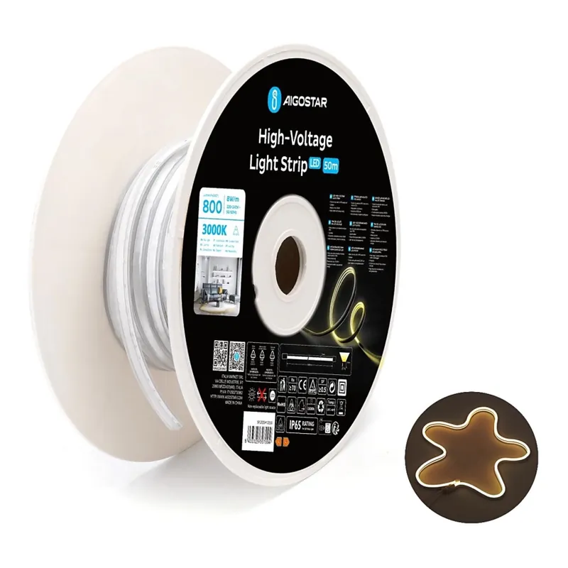 Aigostar - LED Pásek 50m LED/400W/230V 3000K IP65 Autentický