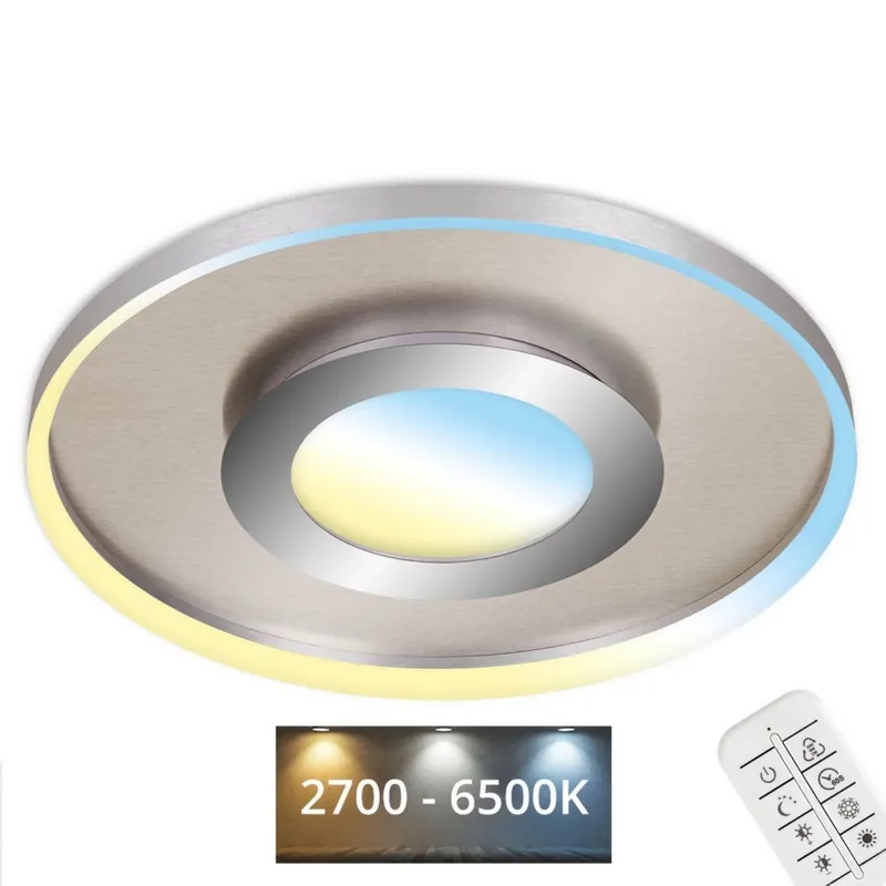 Cenově Výhodný Briloner 3640-012 - LED Stmívatelné stropní svítidlo LED/25W/230V 2700-6500K + dálkové ovládání