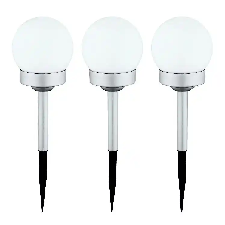 Nízká Cena Globo - SADA 3x LED Solární svítidlo LED/0,06W/3V 4000K pr. 10 cm IP44