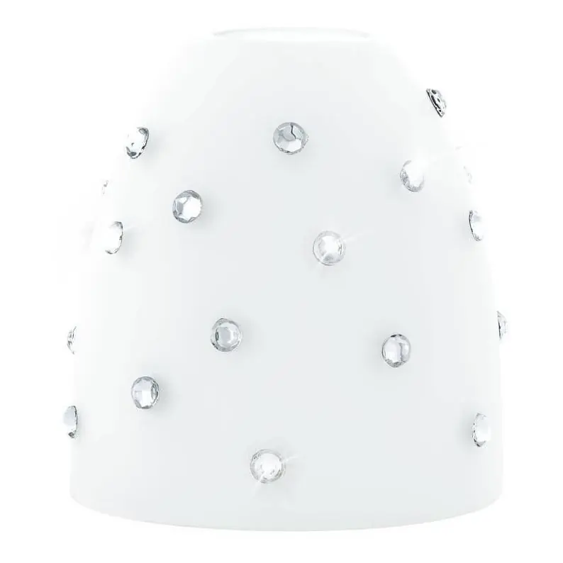 Eglo 94749 - Náhradní sklo k lustru, stolní lampě, stropnímu svítidlu a bodovému svítidlu MY CHOICE pr. 9 cm bílá/chrom Tovární Cena