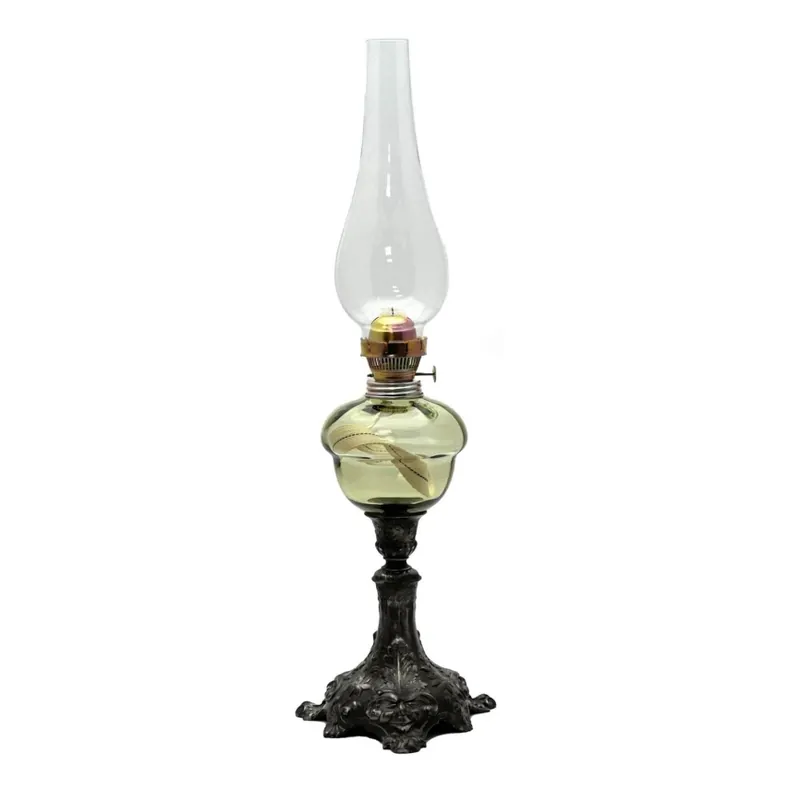 Petrolejová lampa BARBORA 54 cm lesní zelená Dokud Zásoby Vydrží