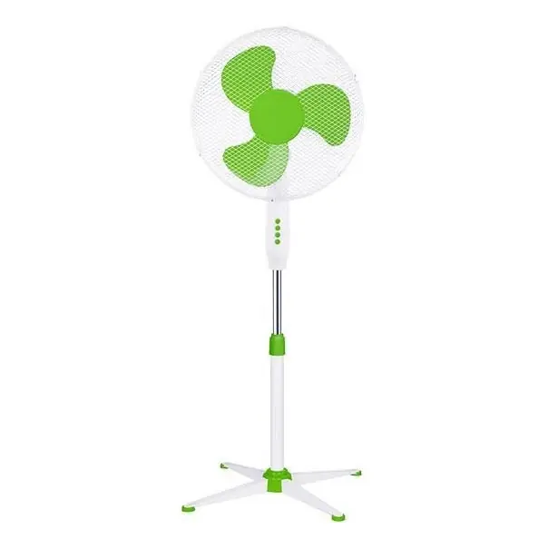 Nízká Cena Stojanový ventilátor 60W/230V 125 cm bílá/zelená