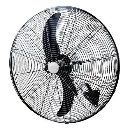 Nástěnný ventilátor 200W/230V pr. 76 cm černá + dálkové ovládání Tovární Cena