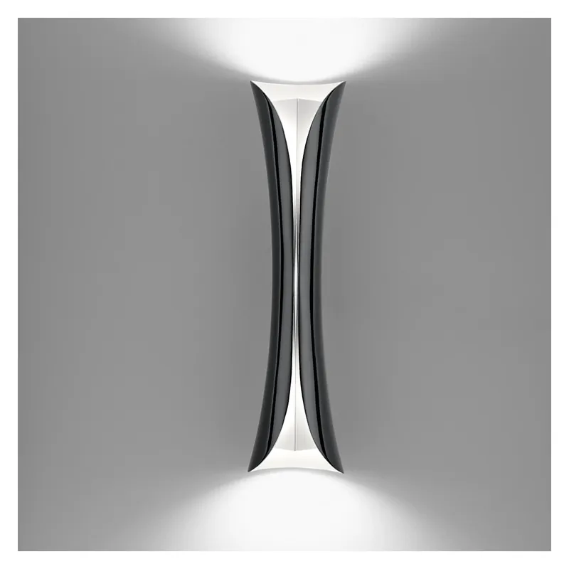 Objednat Nyní Artemide Cadmo parete, designová nástěnná lampa, 2x10W LED GU10, černá/bílá, výška 54cm