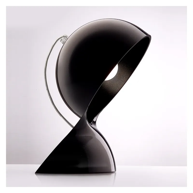 Expresní Doručení Artemide Dalú Black, černá designová stolní lampa, 1x28W E14, výška 26 cm