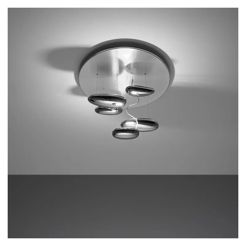 Originální Artemide Mercury mini soffitto LED, stropní designové svítidlo, 29W LED 3000K, prům. 70cm