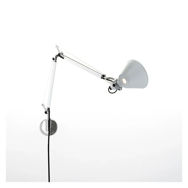 Artemide Tolomeo Micro Parete LED, designové nástěnné svítidlo se stmívačem, 8W LED 3000K, hliník, max. 74cm Expresní Doručení